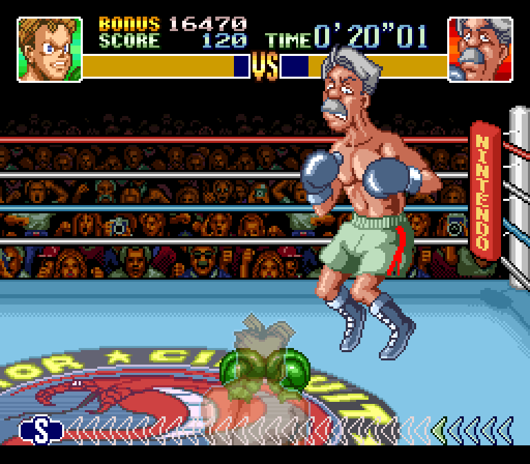 Landing a punch
